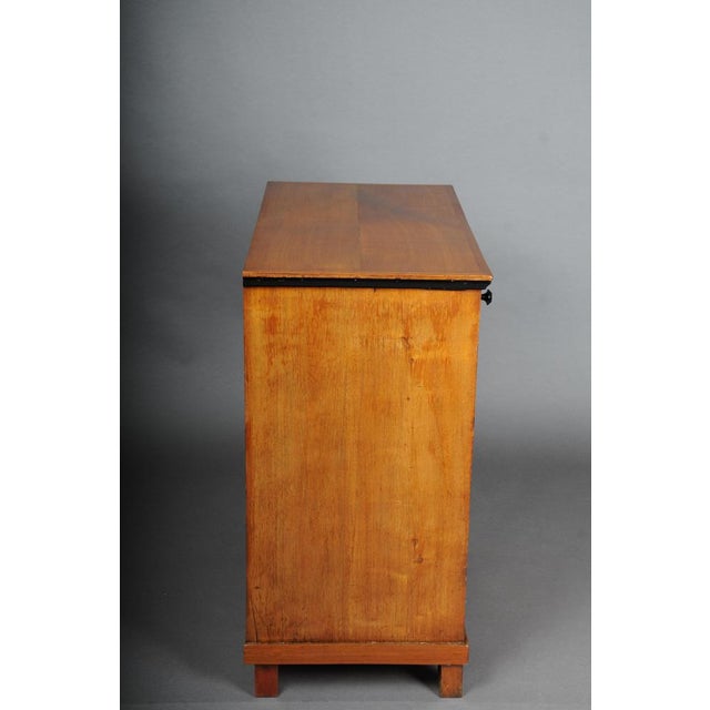Biedermeier Chest of Drawers in Birch, South Germany, 1840s For Sale - Image 4 of 18