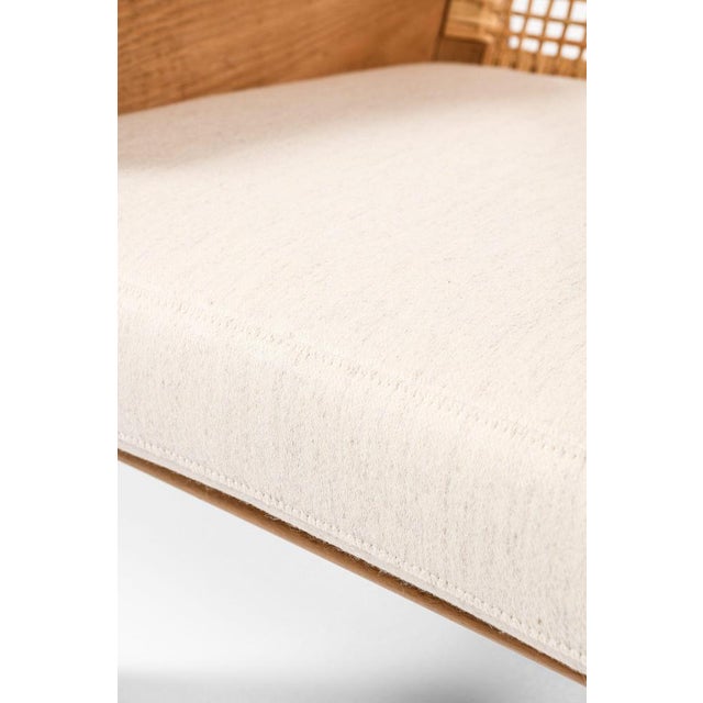 Easy Chairs in Oak and Cane attributed to Kai Kristiansen, 1965, Set of 2 For Sale - Image 6 of 8