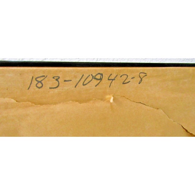 1960s Large Sebet Silverman Verre Églomisé Thai Dancer Gold Leaf Sculptural Wall Art For Sale - Image 10 of 11