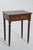Small side table having a single drawer and four turned legs. Probably made in America around 1840.