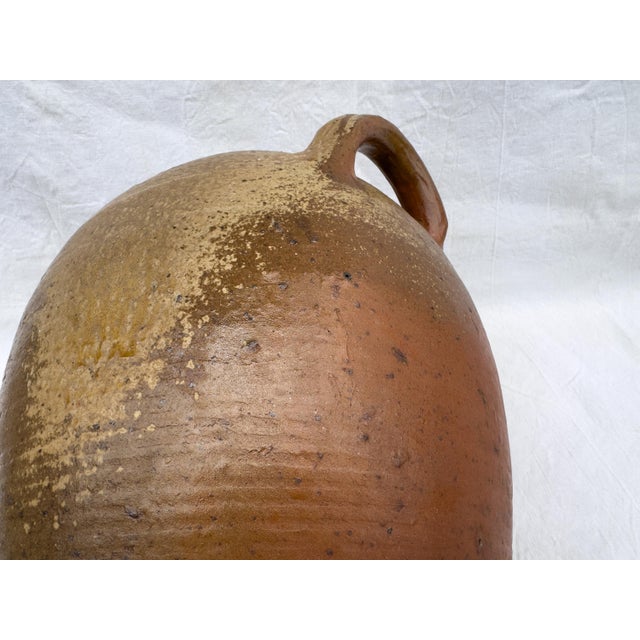 Antique French Stoneware Vinegar Jar / Floor Vase, Poitou, C. 1900 For Sale - Image 15 of 18