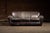 American Vintage Leather Sofa in Black by Klaussner For Sale - Image 3 of 10