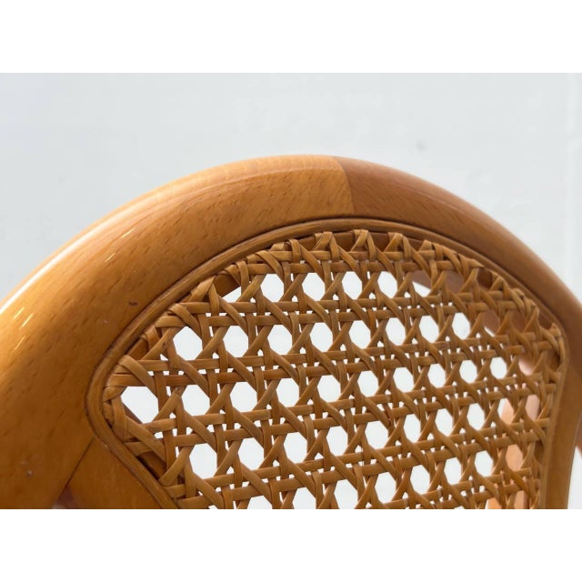 Vintage Dining Chairs with Viennese Caning from Lübke, 1980s, Set of 6 For Sale - Image 14 of 18