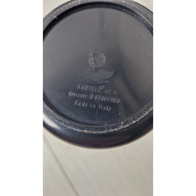 Plastic Model 4625 Cocktail Set in Black Plastic by Giotto Stoppino for Kartell, Set of 3 For Sale - Image 7 of 18