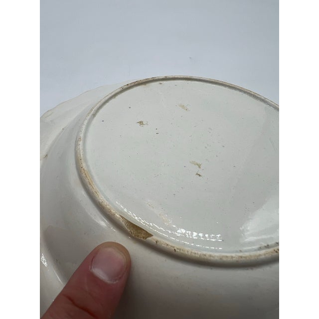 Antique Staffordshire Mulberry Transfer Decorated Soup Bowl, Circa 1830’s For Sale - Image 10 of 12