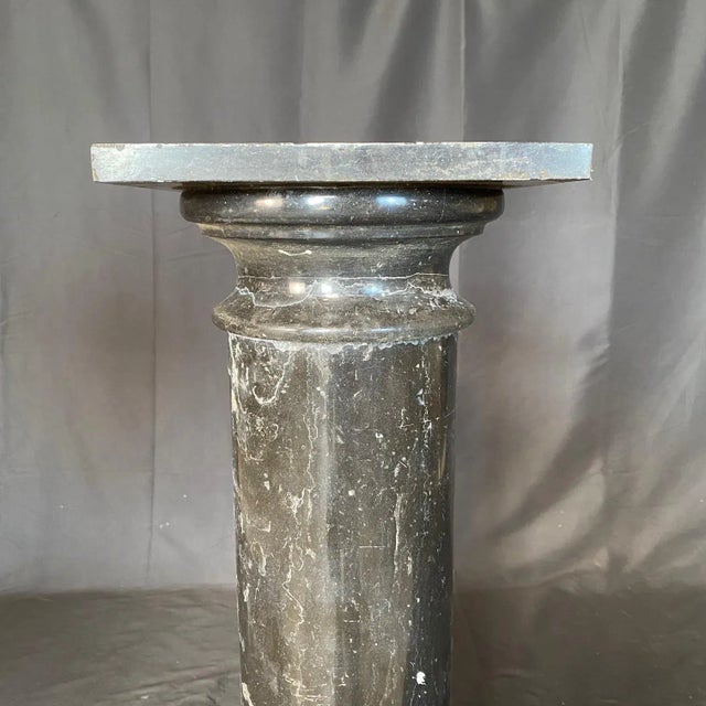 Italian Neoclassical Marble Columns or Pedestal For Sale - Image 12 of 12