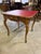 18th Century Louis XV Style Epoque Game Table With Leather Top. Beautiful piece purchased in France. Age appropriate wear,...