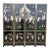 Chinese Hand Painted and Mother of Pearl Room Divider/Screen - 4 Panels For Sale