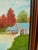 1990s Watermill and Colorful Foliage Landscape Painting on Canvas, Signed by the Artist, Framed For Sale - Image 4 of 8
