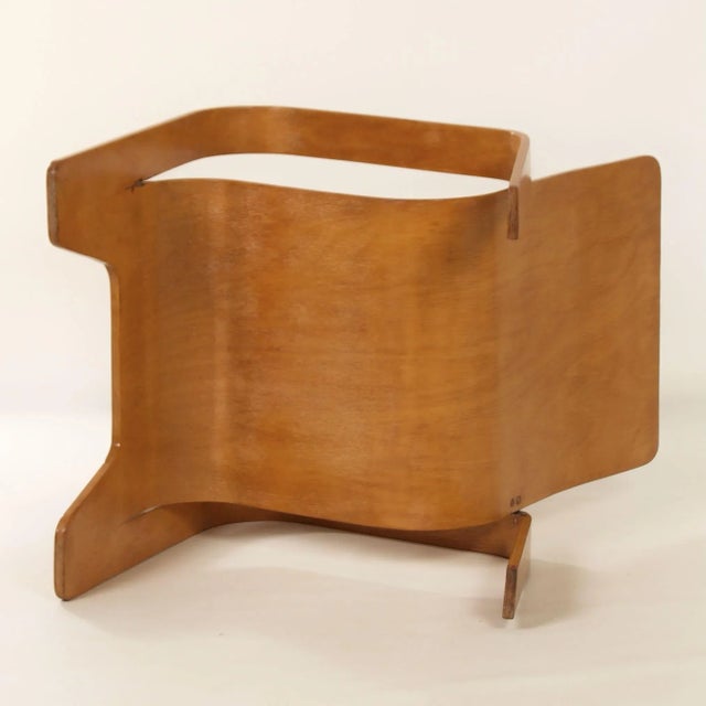 Wood LaWo 1 Armchair in Oak by Han Pieck for LAWO Ommen, 1946 For Sale - Image 7 of 10