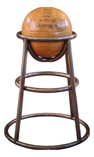 Barball Stool in Leather by Timothy Oulton, 2010s