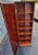 Late 20th Century Mahogany Pedestal Column Cabinets, a Pair For Sale - Image 9 of 11