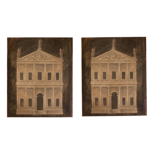 Architectural Panels, 1890s, Set of 2 For Sale