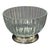 Metal Vintage Elegant Italian Crystal Serving Bowl Silver-Plated Base Marked For Sale - Image 7 of 7