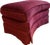 Custom Lounge Chair & Ottoman Set in Burgundy by Dapha For Sale - Image 17 of 18