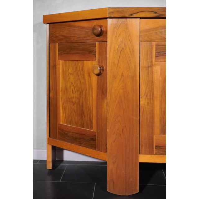 1970s Walnut Sideboard by Sivio Coppola for Bernini, 1970s For Sale - Image 5 of 13