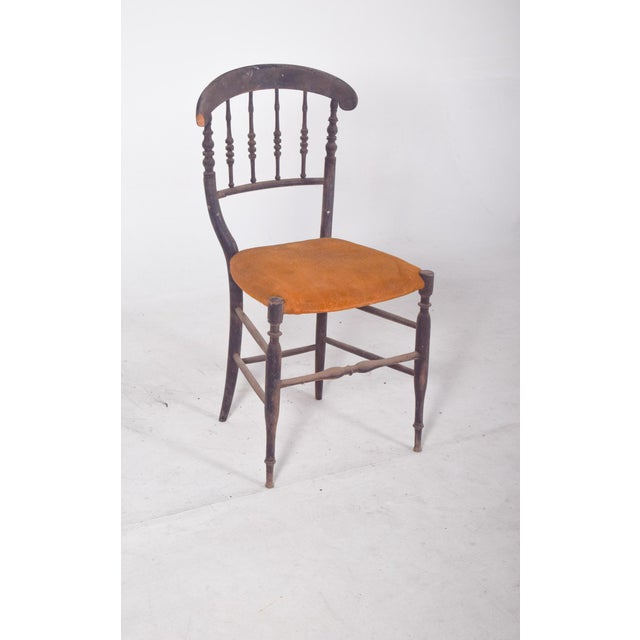 Dark Wood Dining Chair, 1890s For Sale - Image 9 of 10