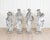A rare and beautifully unified set of four Italian Neoclassical garden sculptures from the 1930s, conceived as an...