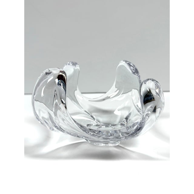 Vintage French Art Glass Splash Bowl Signed Cofrac Art