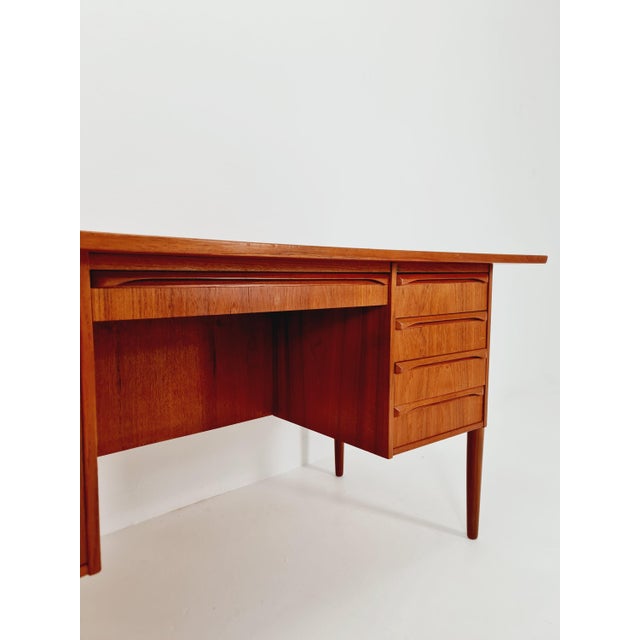 Vintage Danish Teak Desk from GV Møbler, 1960s For Sale - Image 3 of 18