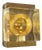 Gold Maritim Glass and Brass Wall Lamp from Vitrika, 1970s For Sale