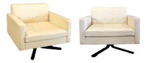 Ferrari Kennedee Armchairs in Leather by Jean-Marie Massaud for Poltrona Frau, Set of 2