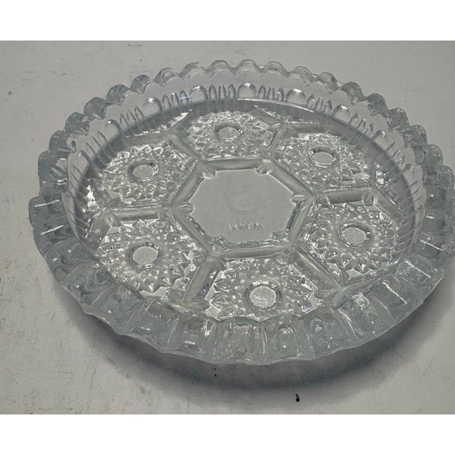 Italian Mid-Century Pressed Glass Ashtray or Catchall, C. 1950s For Sale In Indianapolis - Image 6 of 8