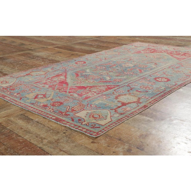 Antique Persian Malayer Rug - 03'09 X 06'10 For Sale In Dallas - Image 6 of 9