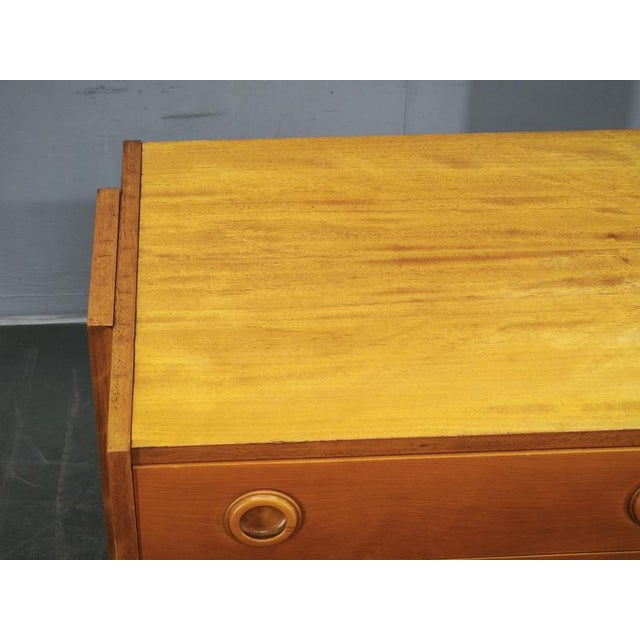 Czechoslovak Maple Sideboard with Drawers and Cabinet, 1960s For Sale - Image 11 of 18