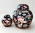 Vintage Famille Noire Porcelain Lidded Floral Ginger Jars - Set of 2 For Sale - Image 9 of 9