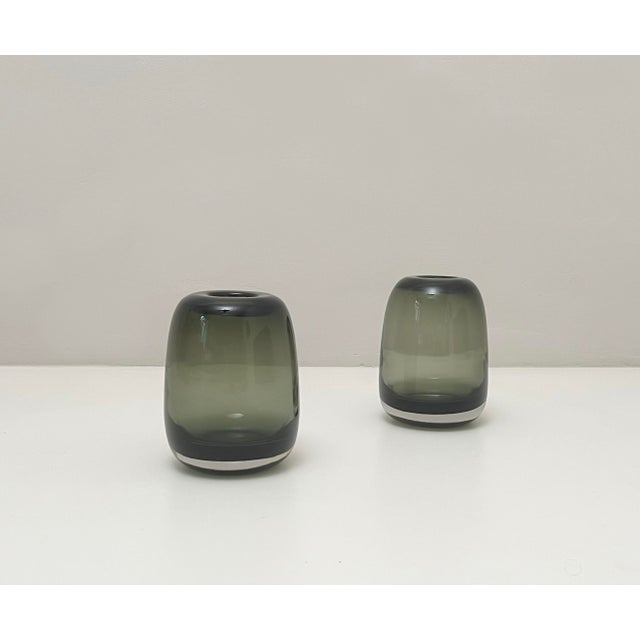 Murano Glass Vases, 1960s, Set of 2 For Sale - Image 4 of 4