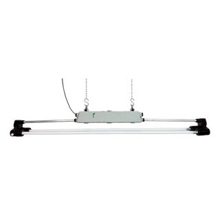 Industrial Grey Tube Light from Elektrosvit, 1970s For Sale