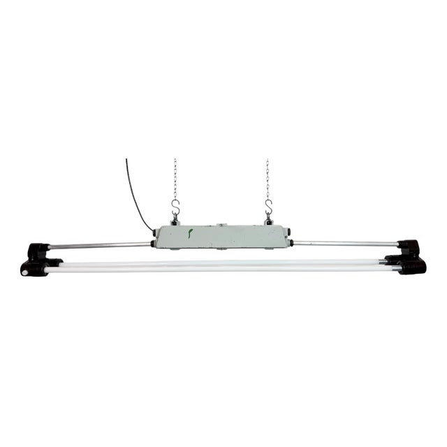 Industrial Grey Tube Light from Elektrosvit, 1970s For Sale