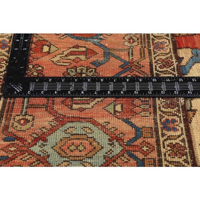 Textile Late 19th Century Persian Serapi Rug, 09'02 X 12'09 For Sale - Image 7 of 10