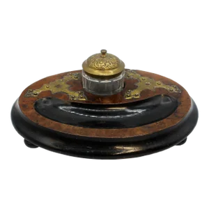 Circa 1880 Gothic English Ink Stand