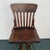 1920s Oak Craftsman Swivel Architect's Drafting Stool For Sale - Image 10 of 12