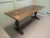 Wood Oak Refectory Dining Table, Late 19th Century For Sale - Image 7 of 8