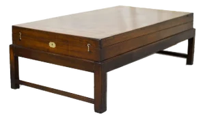 19th Century Bagatelle Parlor Game Box Mahogany Coffee Cocktail Table