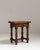1970s French Chestnut Brown Oak Side Table with Single Drawer For Sale - Image 13 of 15