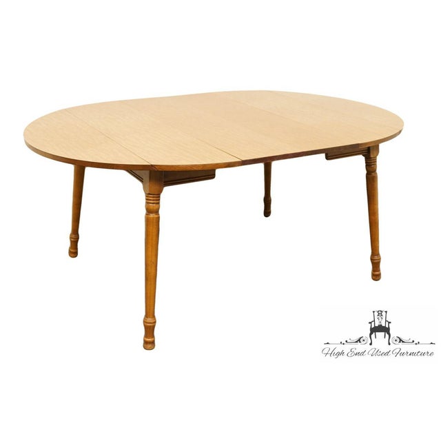 Late 20th Century Vintage Tell City Maple DropLeaf Dining Table Chairish