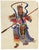 Canton School Artist, Taoist Warrior Deity Guan Yu, 18th Century, Gouache Painting For Sale - Image 3 of 7