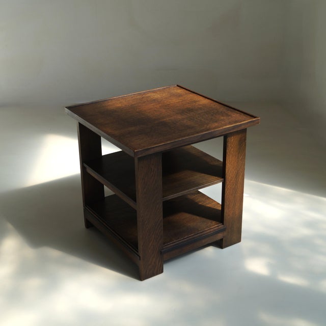 Dutch Art Deco Hague School Occasional Table from L.O.V. Oosterbeek, 1920s For Sale - Image 13 of 18