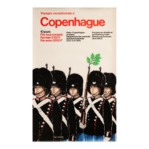 1978 French Travel Poster, Voyages Exceptionnels À Copenhague (Sncf) - Bent Falkenberg