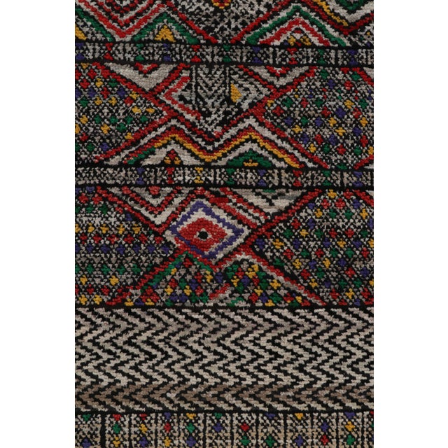 Rug & Kilim’s Modern Moroccan Style Rug With Polychromatic Patterns For Sale In New York - Image 6 of 7