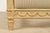 Henredon Style French Regency Louis XVI Cream Crackle Lacquered Upholstered King Size Bed For Sale - Image 13 of 14