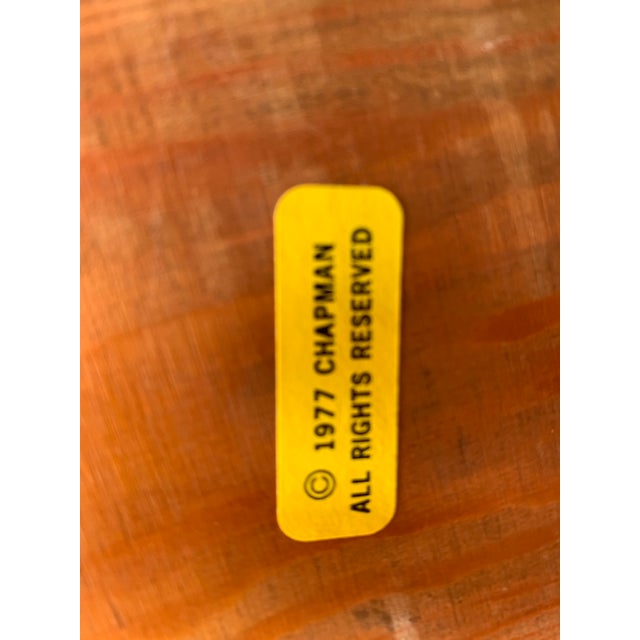 1960s Large Chapman Wood Pine Mirror For Sale In Los Angeles - Image 6 of 8