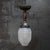 Art deco ceiling lamp. Brass and frosted glass. 2 conductors, no ground. Diameter foot 107 cm / 4.2” E27 / E26 Up to 250V...