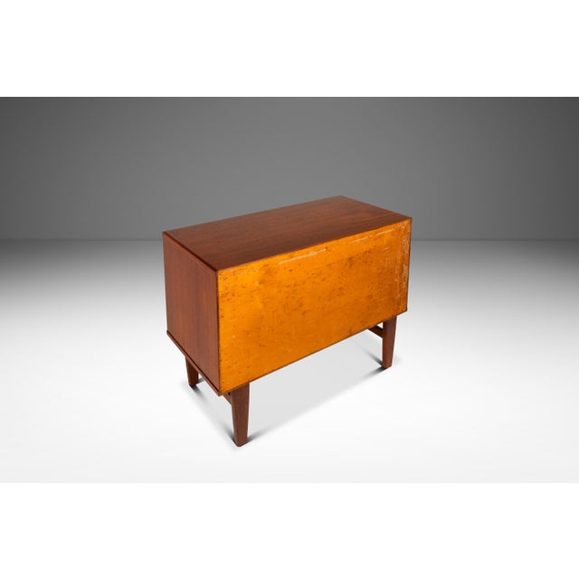 Danish Modern Three-Drawer Dresser in Teak by Nils Jonsson for Torring Møbelfabrik Produced by HJN Mobler, Denmark, C. 1960's For Sale - Image 9 of 18