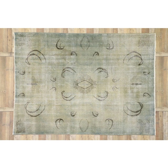 Textile Vintage Turkish Sivas Zeki Muren Rug, 07'05 X 10'02 For Sale - Image 7 of 8