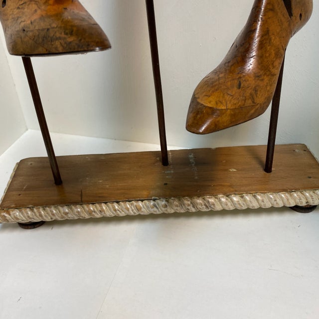 1930s Wood Shoe Form Sculpture For Sale - Image 5 of 5